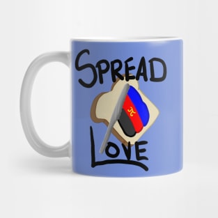 Spread Love: Polyamory Pride Toast Mug